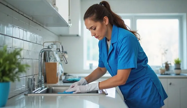 Deep cleaning service in a Connecticut home