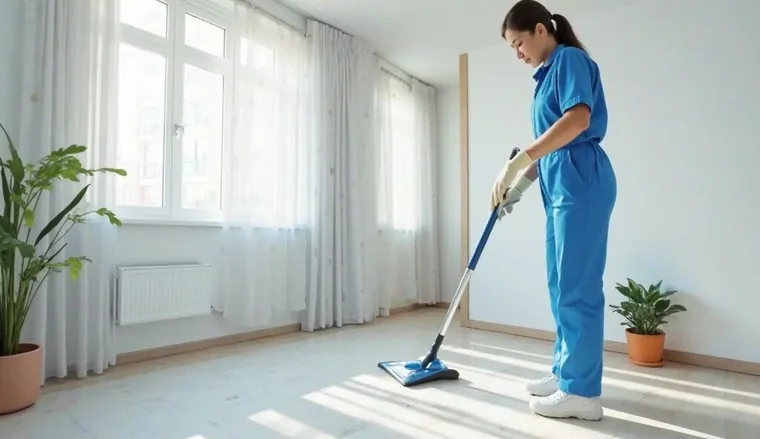 Move in and move out cleaning for an empty property