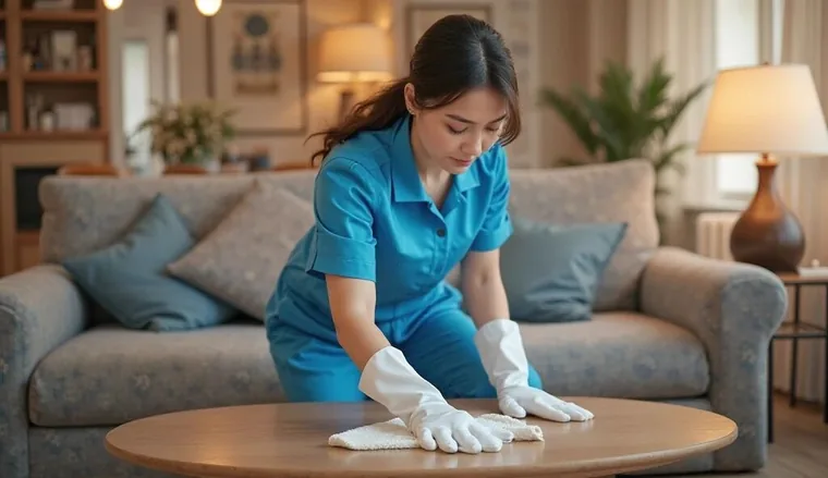 Regular recurring house cleaning service